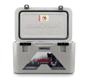 Siberian Coolers Alpha Pro Series 65 Quart In Granite Roto Molded Includes Accessories