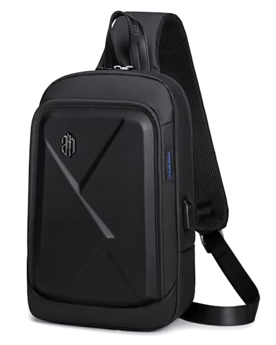 Arctic Hunter Sling Bag for Men Stylish Side Bag with USB Port Antitheft Waterresistant Shoulder Crossbody Bag for Upto 9.7in