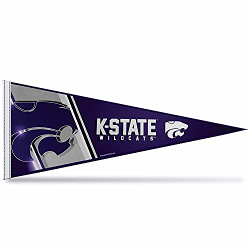 Rico Industries Ncaa Kansas State Wildcats - Ksu Primary 12'' X 30'' Felt Wall D  Cor Pennant - Great For Home/Bed Room/Man Cave