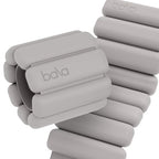 Bala Bangles Wrist & Ankle Weights for Women & Men (Heather) - 1 Pound Adjustable Silicone Weighted Bracelet Set for Gym, Yoga, 