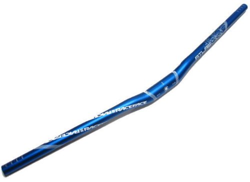 Race Face Atlas Mountain Bike Handlebar (Blue, 31.8-Mm Clamp, 785-Mm Wide, 0.5-Inch Rise)