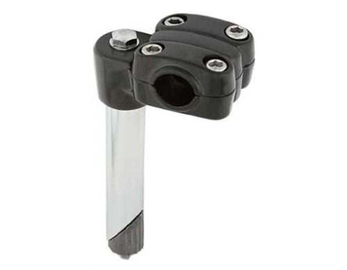 Alta Bicycle Steel 4 Bolt Alloy Bmx Quill Stem,Multiple Sizes & Colors. (Black, 22.2Mm)