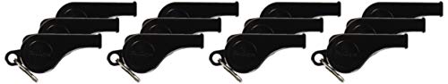 Macgregor Economy Plastic Whistle Pack, Black (One-Dozen)