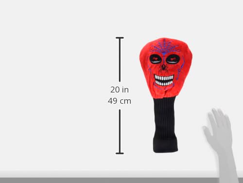 Creative Covers For Golf Skull Golf Headcover, Red