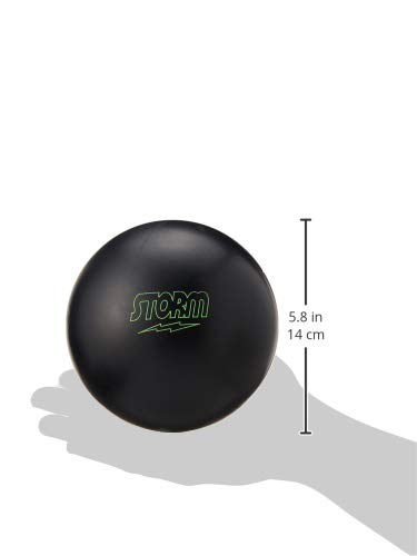 Storm Pitch Black Bowling Ball, 14-Pound