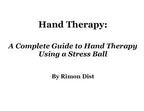 Isoflex Hand Therapy And Exercise Ball With An E-Book. 2 Pack - One Solid Color And One Marblized. Ideal For Stress Relief - Han