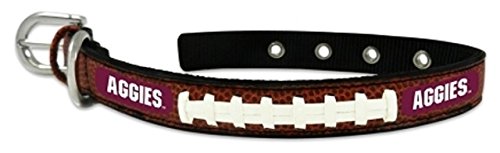 Ncaa Texas A&M Aggies Classic Leather Football Collar, Small