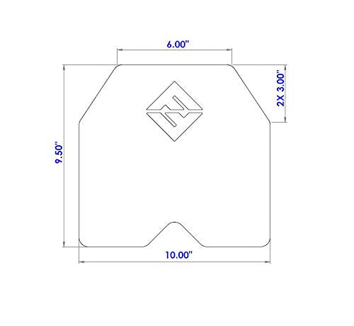 Weight Vest Plates - 8.75 Lb Plates Sold In A Pair - 20Lb Total Vest Weight - F&F Fitness - Compatible With Most Vests, Weight C