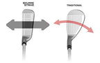 Square Strike Wedge, Black -Left Hand Pitching & Chipping Wedge For Men & Women -Legal For Tournament Play -Engineered By Hot Li