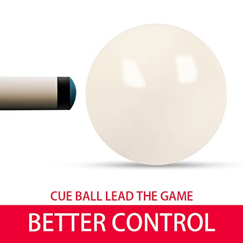 Ydds Billiard Balls Set 2-1/4'' Regulation Size Pool Table Balls For Replacement (16 Resin Balls)