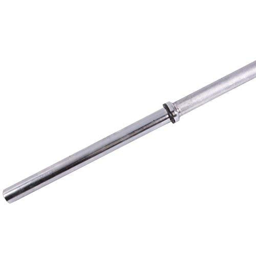 Cap Barbell 60'' Solid Standard Bar, 1-Inch Diameter, Chrome