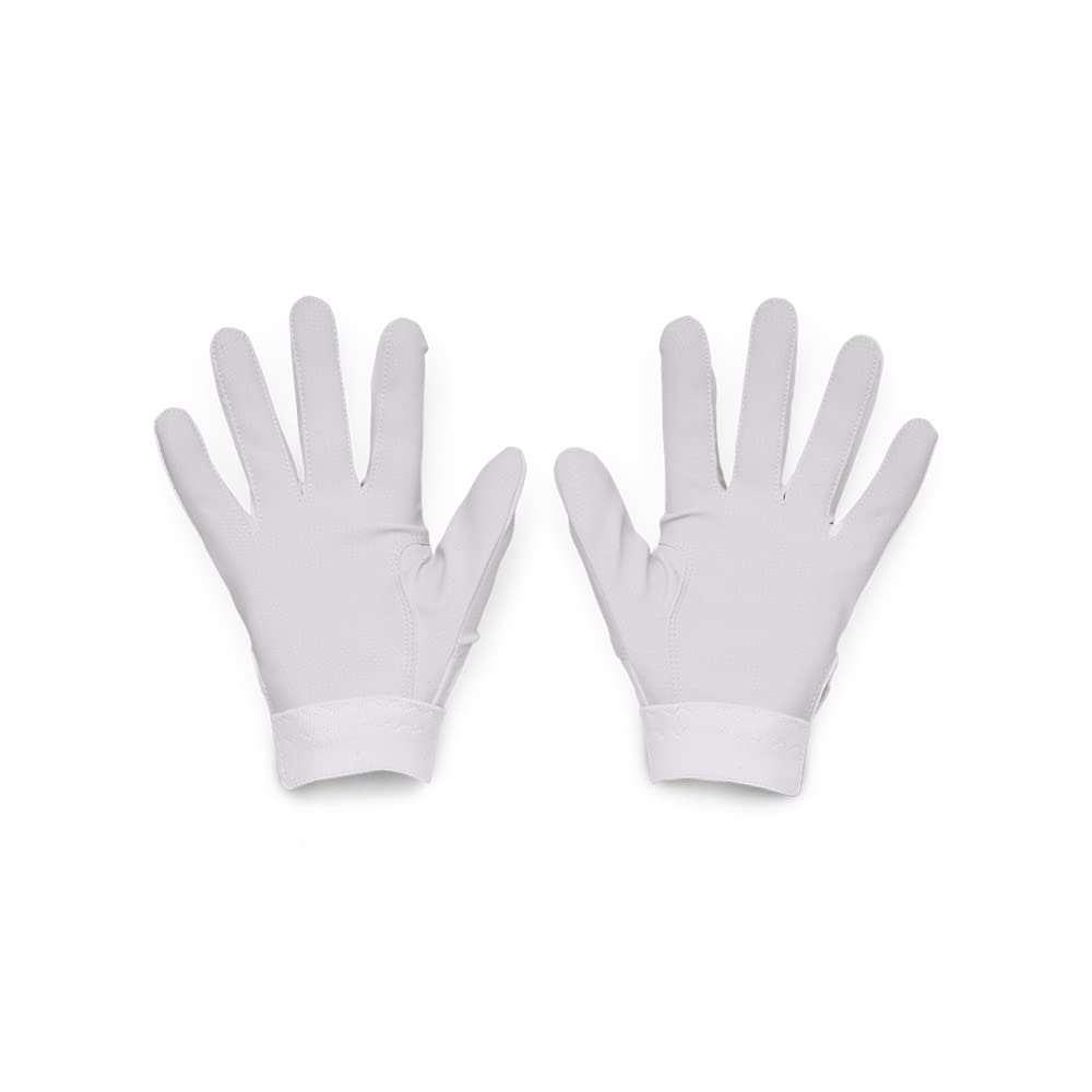 Under Armour Womens Radar Softball Gloves , (100) White / White / Halo Gray , X-Large