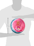 Brunswick Bowling Twist Reactive Ball, Sky Blue/Pink/Snow, Size 8
