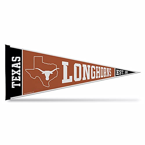 Rico Industries Ncaa Texas Longhorns Exclusive 12'' X 30'' Felt Wall D  Cor Pennant - Great For Home/Bed Room/Man Cave D  Cor