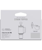 Stanley Quencher Stay Smooth Anti-Pucker Straw Topper 2-Pack | Ergonomic Sip Through Straw Cap For Tumbler With Handle | Silicon