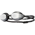 TYR Black Ops 140 EV Mirrored Racing Swimming Goggles for Adults, ColorMetallized Smoke