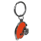 Cleveland Browns Chrome Logo Cut Keychain