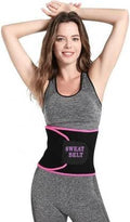 Fit Div Sweat Slim Belt, Stomach Belt For Men & Women NonTearable, Sauna Belt Waist Trainer, Tummy Trimmer & Body Shapewear Sau