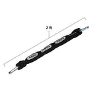Abus Hardened Steel 12Ks 2 Foot 1/2'' Thick Square Security Chain For Bikes, Containers, Trailers, Atv'S, Motorcycles And Person
