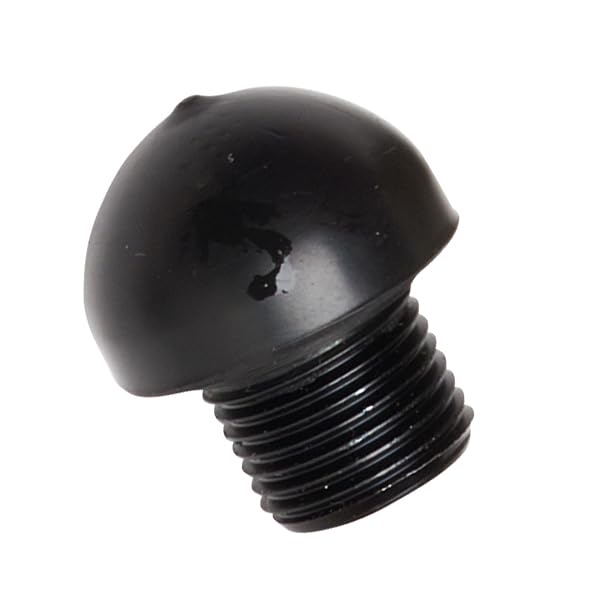 Sure Grip Power Plugs 5/8 Aluminum Stem Real Rubber Made In The Usa (Black)