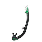 Tusa Sp-0101 Hyperdry Elite Ii Scuba Diving Snorkel, Black/Energy Green