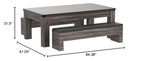 Atomic 7 Hampton 3-In-1 Combination Table Includes Billiards, Table Tennis, And Dining Table With Dual Storage Bench Seating, Gr