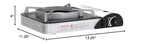 Chef Master 90011 Portable Butane Stove  10,000 Btu Outlet  Camp Kitchen Equipment  Emergency Stove  Hurricane Stove  Single Bur