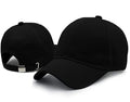 Ms Fashion Plain Black Cap For Adults | Casual Wear Baseball Cap For Men & Women | Adjustable Caps | Workout Cap/Cricket Cap/Out