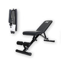 XRT65 Foldable Gym Bench Press | Adjustable Incline, Decline and Flat Bench | 200kg Load Capacity | Gym Equipment Set for Home W