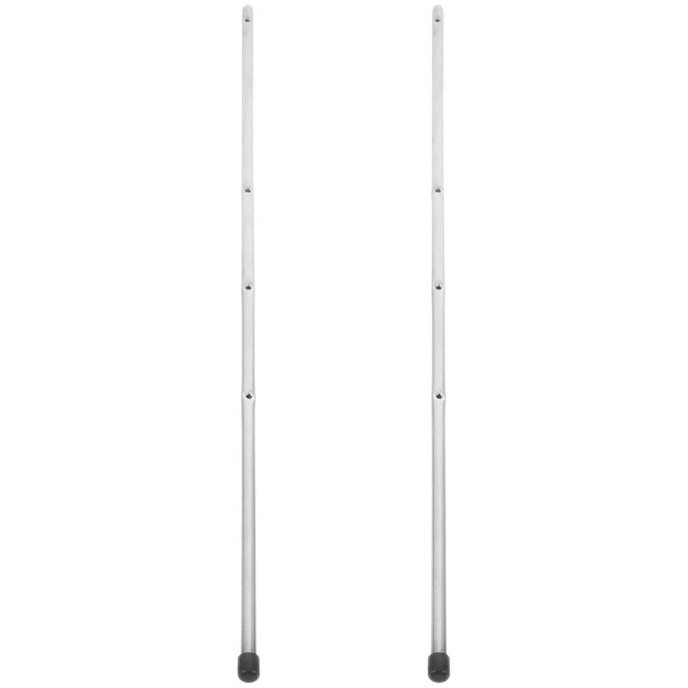 Happyyami 2Pcs Metal Poles for Foosball Table Iron Soccer Machine Replacement Rods for Teens Adults Easy to Assemble Table Footb