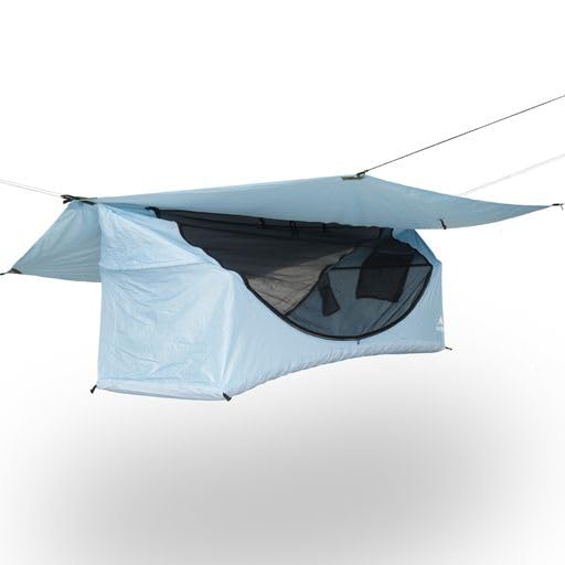 Haven Tent Xl Lay Flat Hammock Tent - Waterproof Tent & Camping Hammock With Mosquito Net - Includes Insulated Pad And Rainfly -