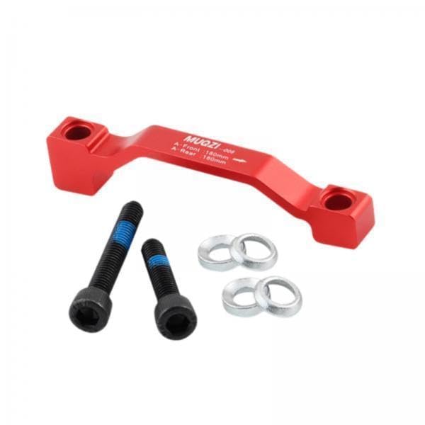 MYADDICTION 4xBike Disc Brake Adapter Cycling Bicycle Disc Brake Bracket Accessories Parts Red
