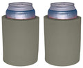 Blank Thick Foam Old School Can Cooler (2 Pack, Gray)
