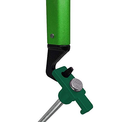Abccanopy 11 Inch Tent Stakes 10 Pcs Non-Rust Metal Ground Anchors, Heavy Duty Spikes With 4 Ropes For Outdoor Camping, Green
