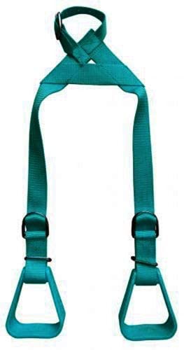 Showman Heavy Duty Nylon Adjustable Buddy Stirrups (Teal)