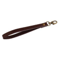 Ujeavette 3Xdurable Leather Replacement Wrist Strap For Clutch, Wristlet, Purse Brown