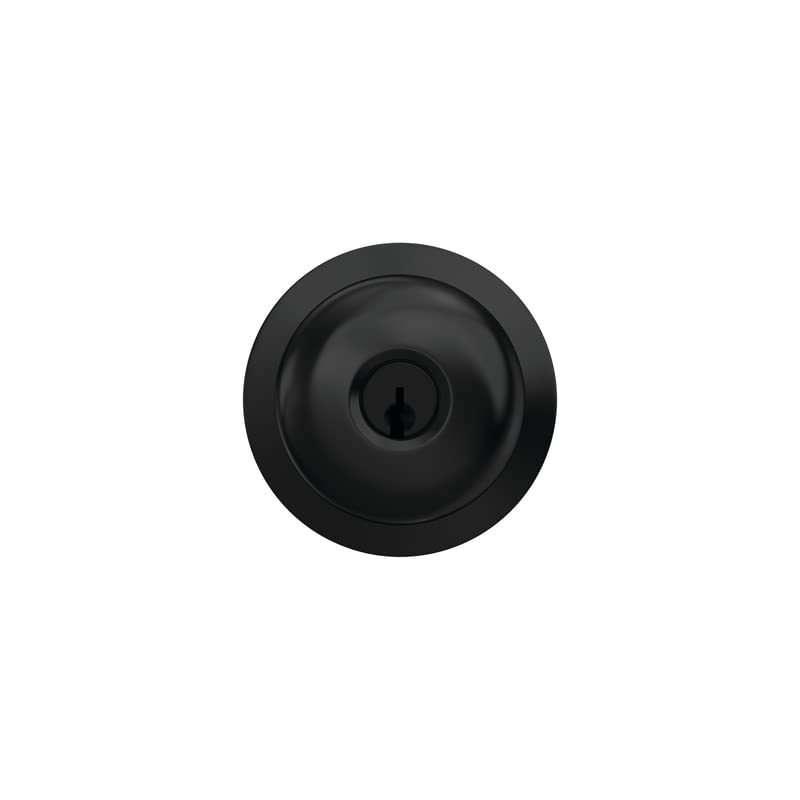 Entry Knob Plymth Mtblk (Pack Of 1)