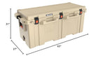 Pelican Elite 250 Quart Cooler (Tan)