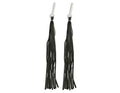 Lowrider Black Vinyl Streamers Grips Black. Bike Grip Streamers, Bicycle Grip Streamers, Beach Cruiser, Mountain Bike