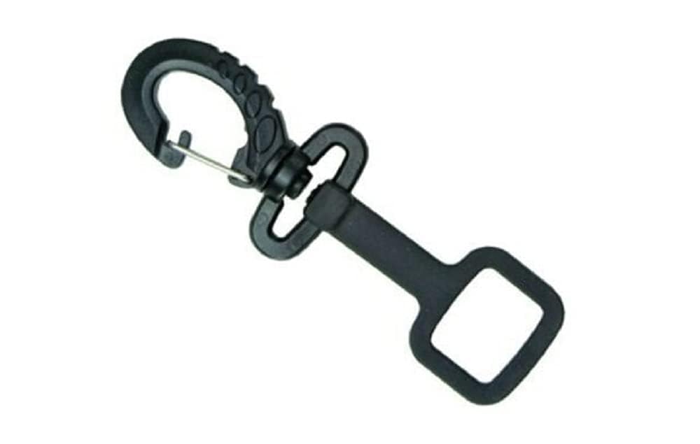 Innovative Rubber Octo-Holder With Clip (Black)