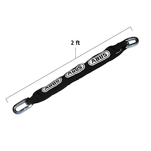 Abus Hardened Steel 14Ks 2 Foot X 9/16'' Thick Square Security Chain For Bikes, Containers, Trailers, Atv'S, Motorcycles And Per