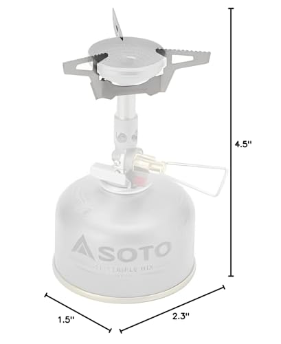Soto Triflex 3-Prong Pot Support For Windmaster Stove - Stainless Steel, Lightweight, User-Friendly, And Stable Support Accessor