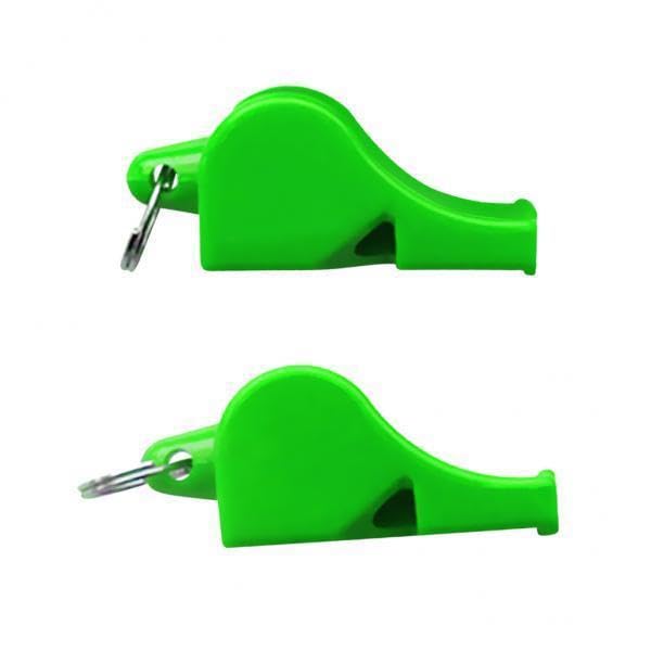 Trendynest 2Xemergency Survival Pvc Whistle Marine Safety 0 Boating Green | Safety Whistles | Emergency Gear | 0 & Hiking