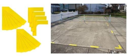 Wilson Ez Tennis Court Lines Yellow