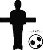Oumuamua 9Pcs Foosball Table Balls 1.42 Inch Table Soccer Balls For Foosball Tabletop Game Foosball Accessory Replacements Multi