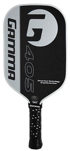 Gamma Polycore Series, Enhanced Pickleball Paddles, Graphite, Composite Power, Honeycomb Grip, Made In The Usa, 405 Black, White