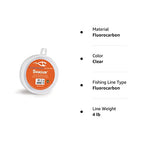 Seaguar Sts Trout/Steelhead 100% Fluorocarbon Fishing Line 4Lbs, 100Yds Break Strength/Length - 04Sts100