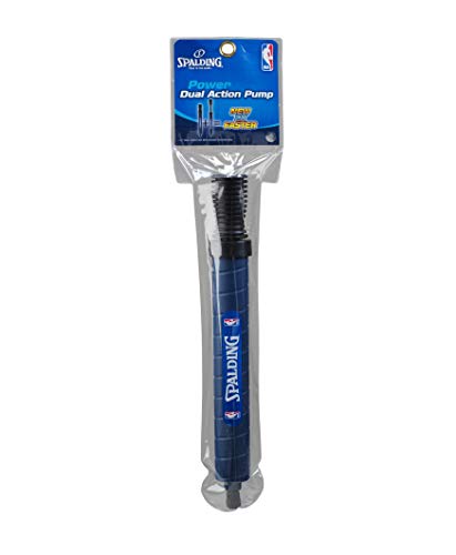 Spalding 12'' Dual Action Ball Pump, Blue