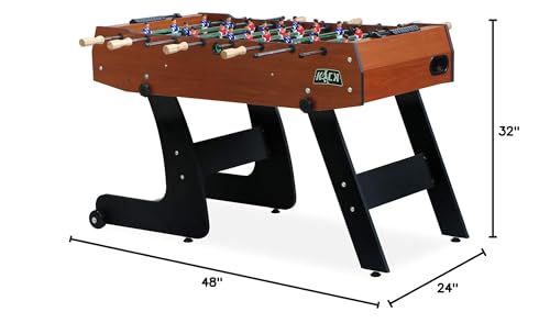 Kick Monarch 48'' Brown Folding Foosball Table (Brown)