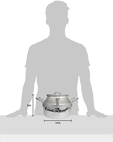 Can Cooker Junior Portable Steam Cooker & Food Steamer For Campfire Cooking, Travel, Rv & Tailgating  Includes Steamer For Cooki